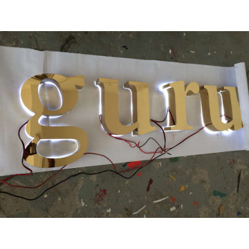 Building Laser Cut Cast Brsuhed Stainless Steel Metal Bronze Dimensional Solid Business Letter